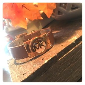 Michael Kors leather bracelet